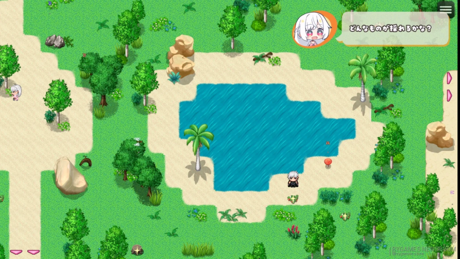 Steam掲載『シスターズコンパス ～ 妹たちと無人島でのほほんスローライフ～』ゲーム画面 - gambar 10