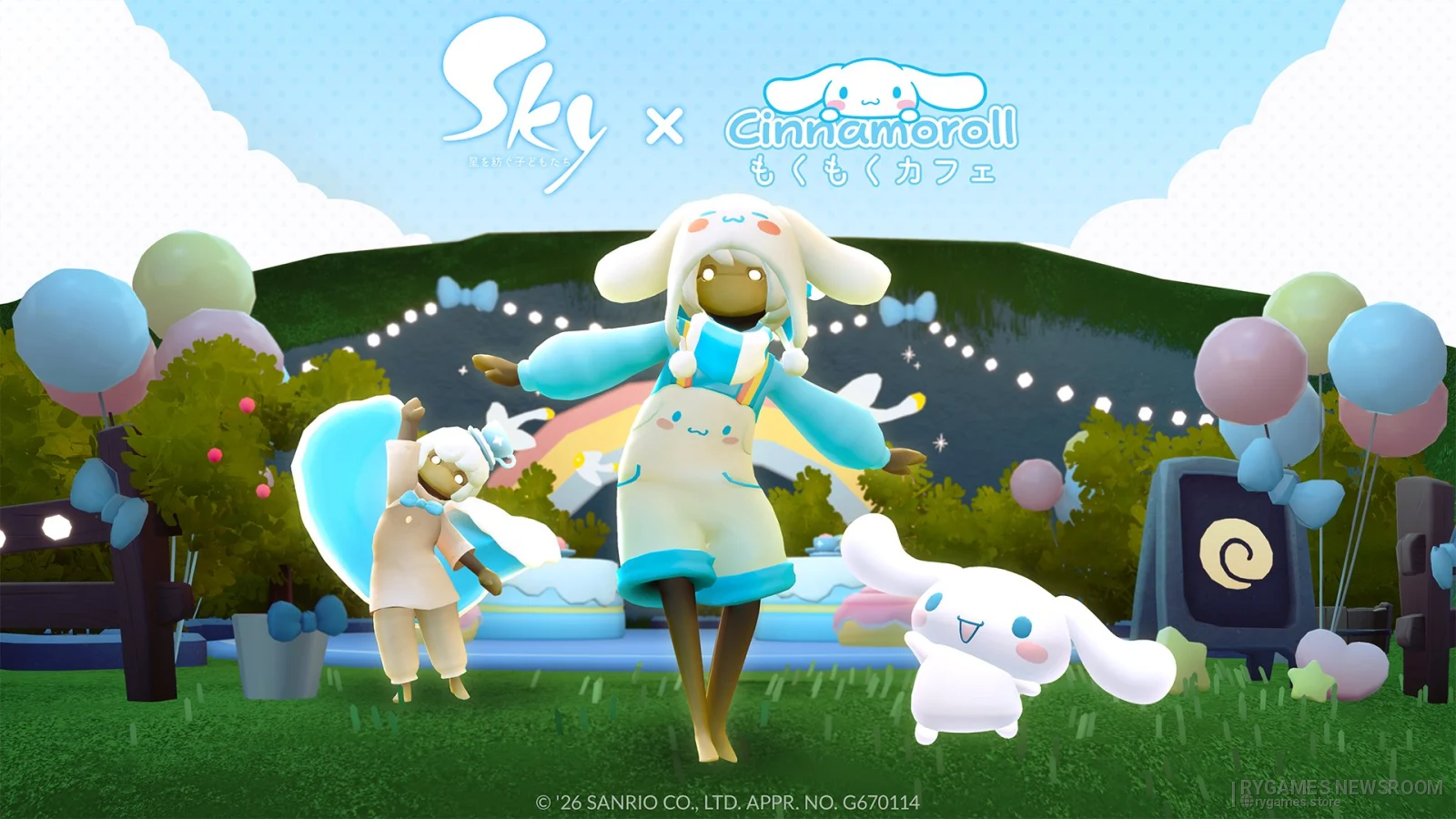 Sky: Children of the Light x Cinnamoroll Kolaborasi Lagi, Pop-Up Cafe Buka 13 November