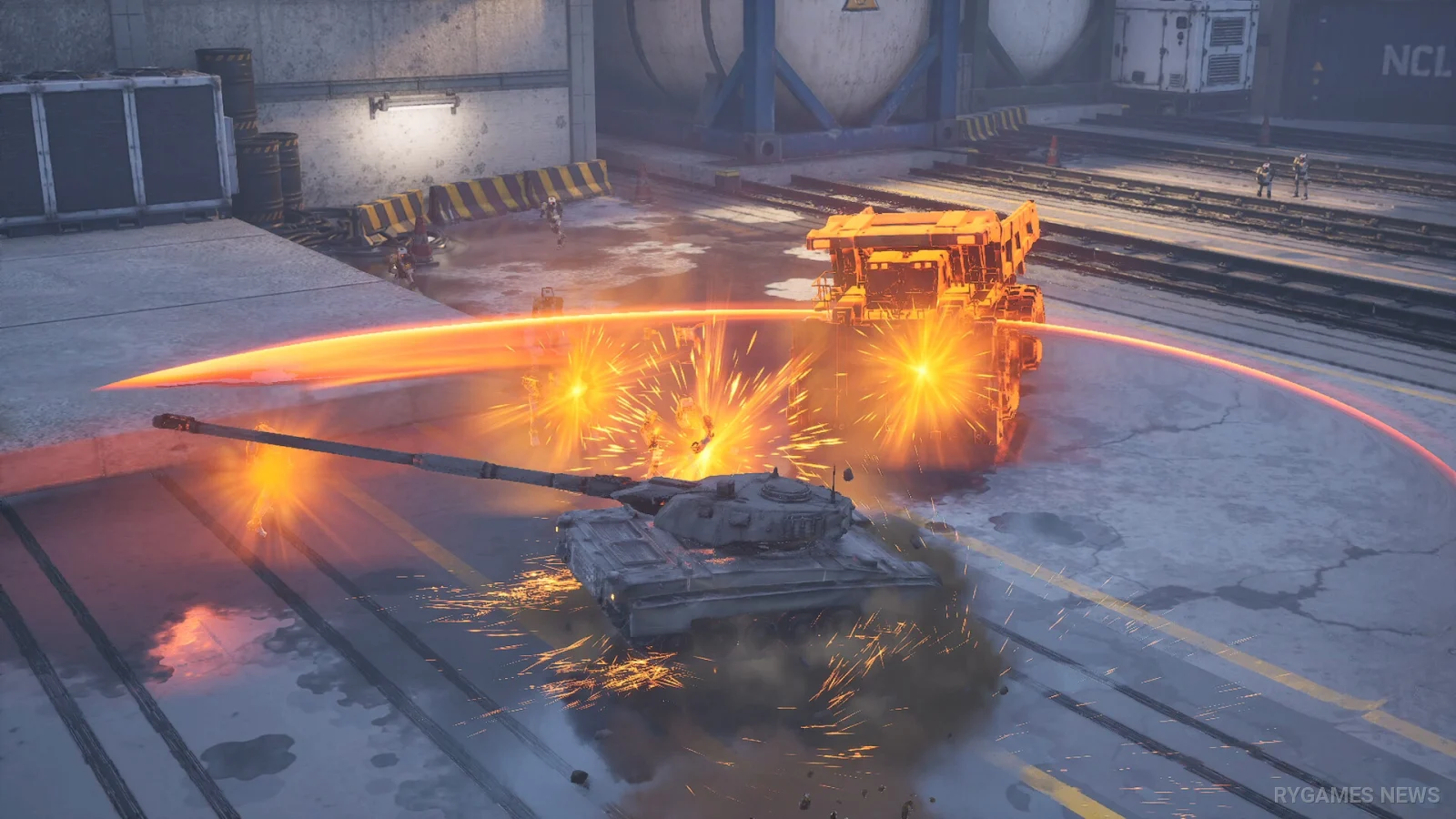 Screenshot gameplay SLAM TANK dari Steam - gambar 3