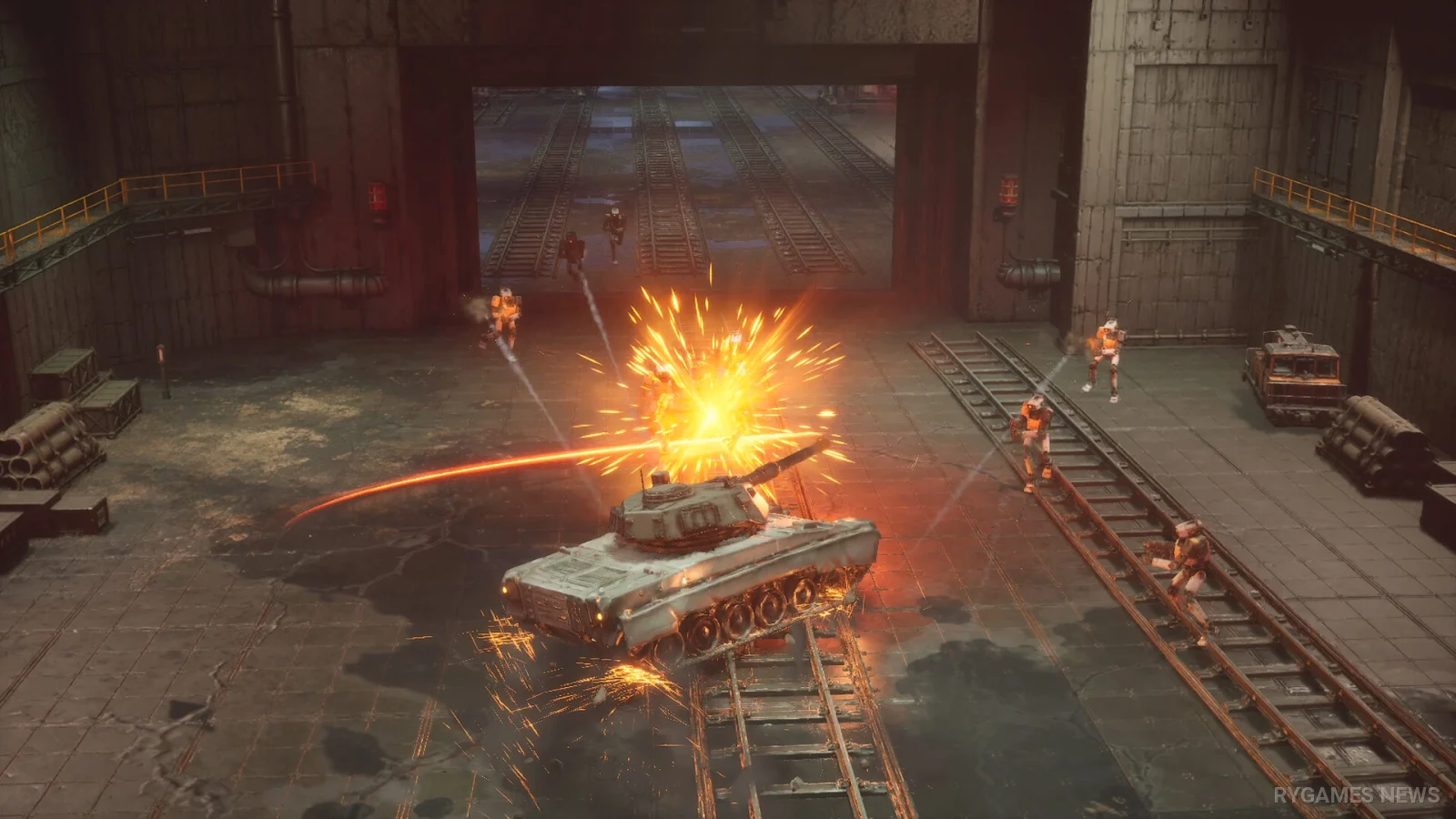 Screenshot gameplay SLAM TANK dari Steam - gambar 2