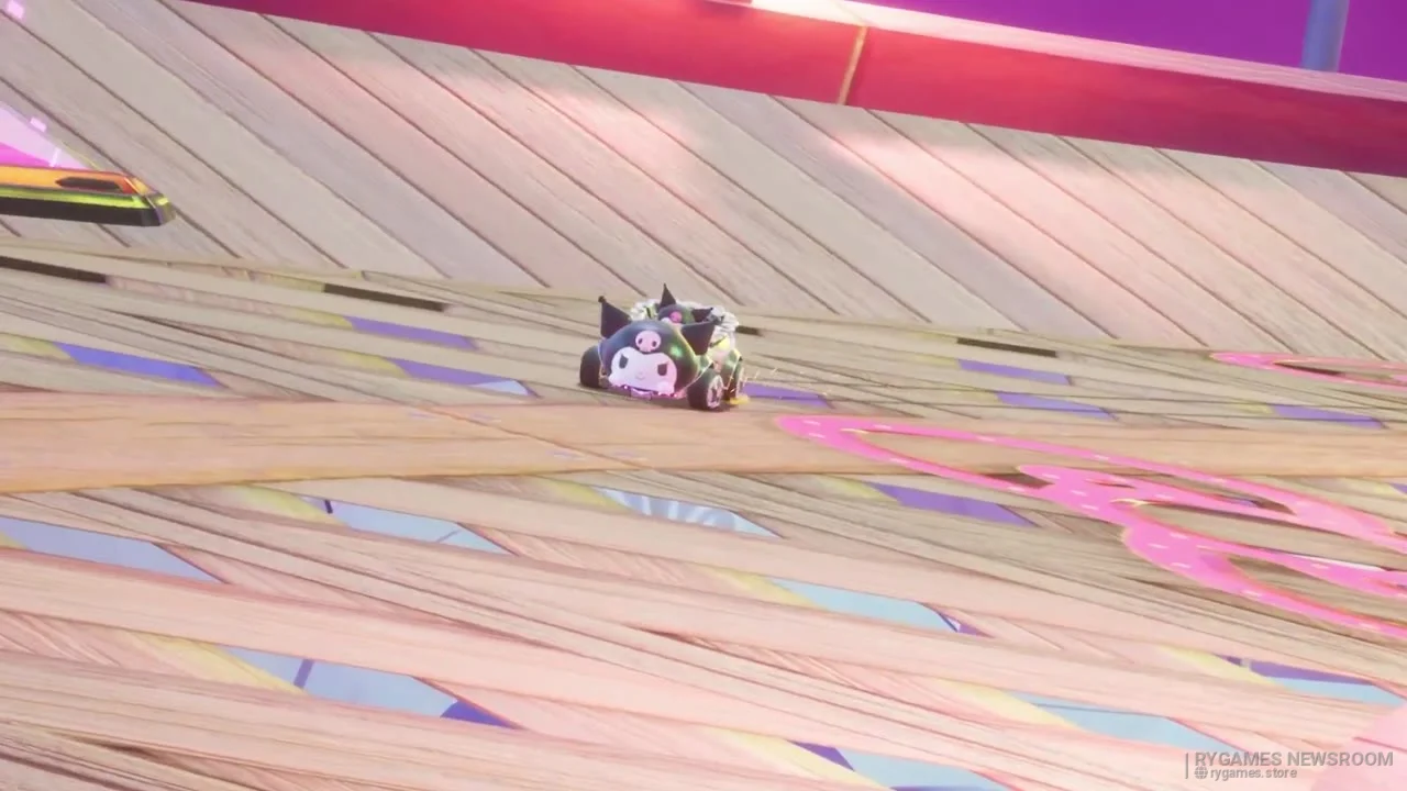 『Sonic Racing: CrossWorlds』Year Two Showcase内「Virtual Sanrio Puroland Pack」場面カット - gambar 8