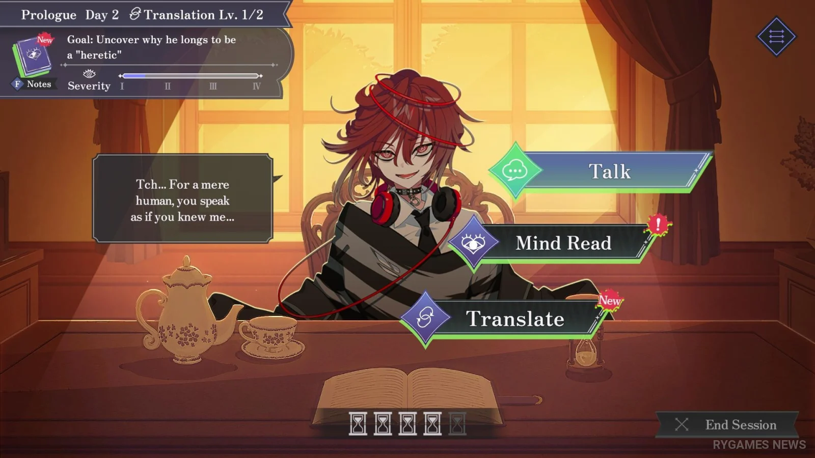 Steam掲載『さとり中二病相談室 -第二現実の翻訳者-』ゲーム画面 - gambar 2