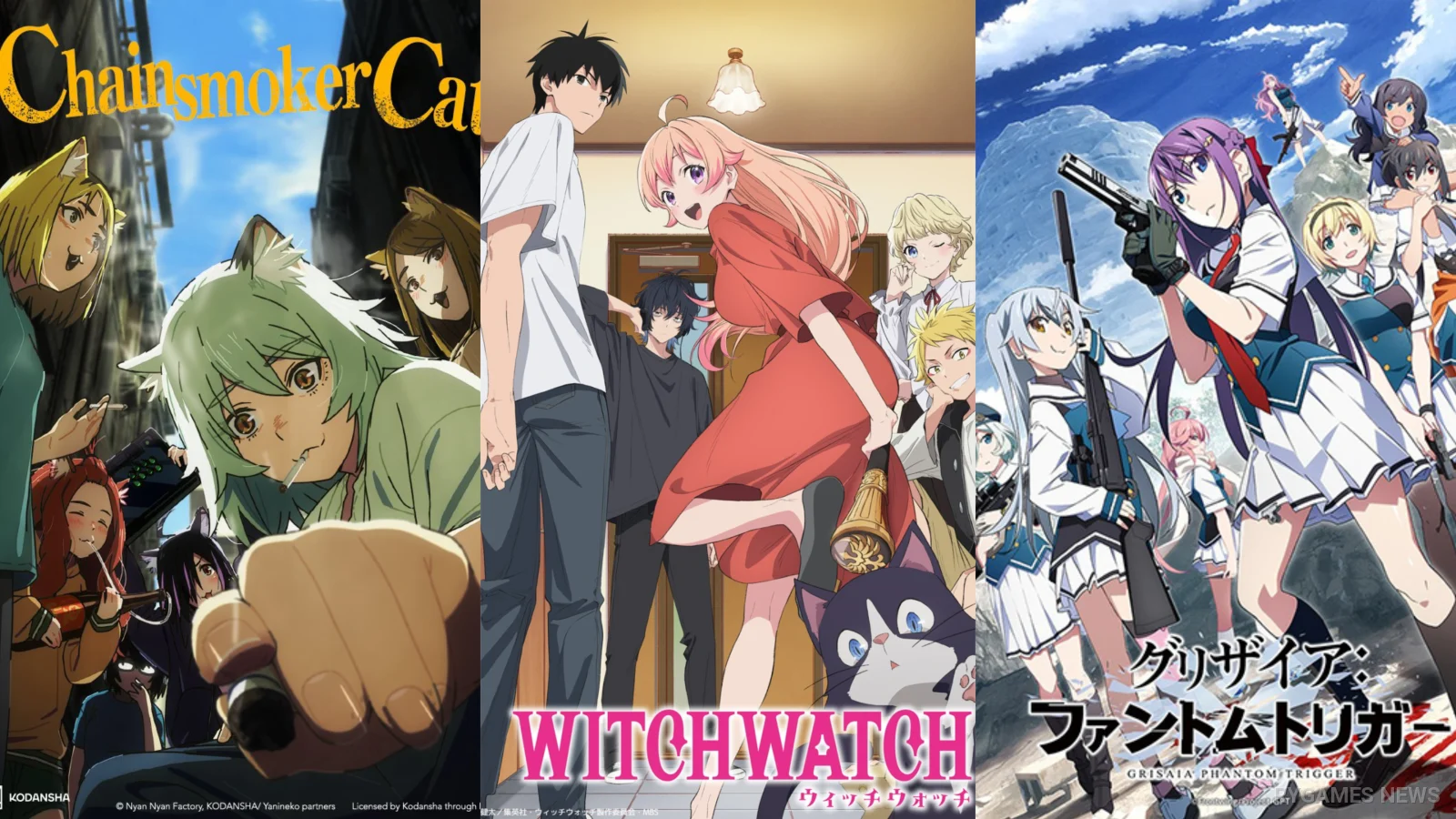 Selain Chainsmoker Cat, Inilah 10 Anime Buatan Bibury Animation Studios dari Azur Lane hingga Witch Watch