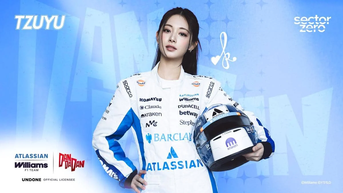 TZUYU to Perform Official Williams F1 x DAN DA DAN Collaboration Theme Song, Due in Early 2027