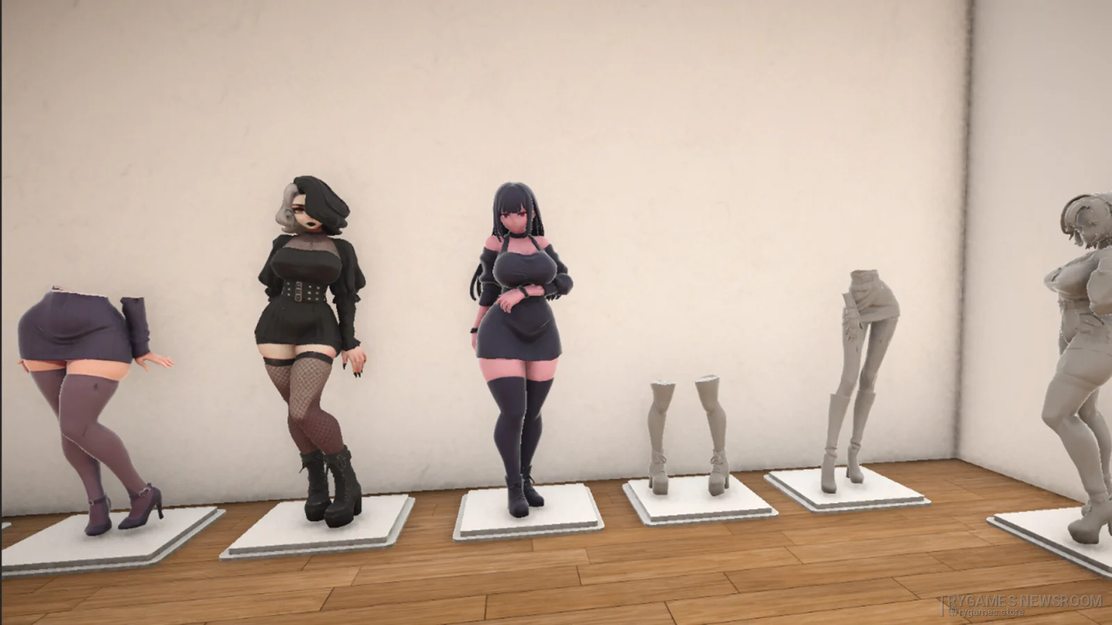 Steam掲載『Waifu Curator』ゲーム画面 - gambar 5