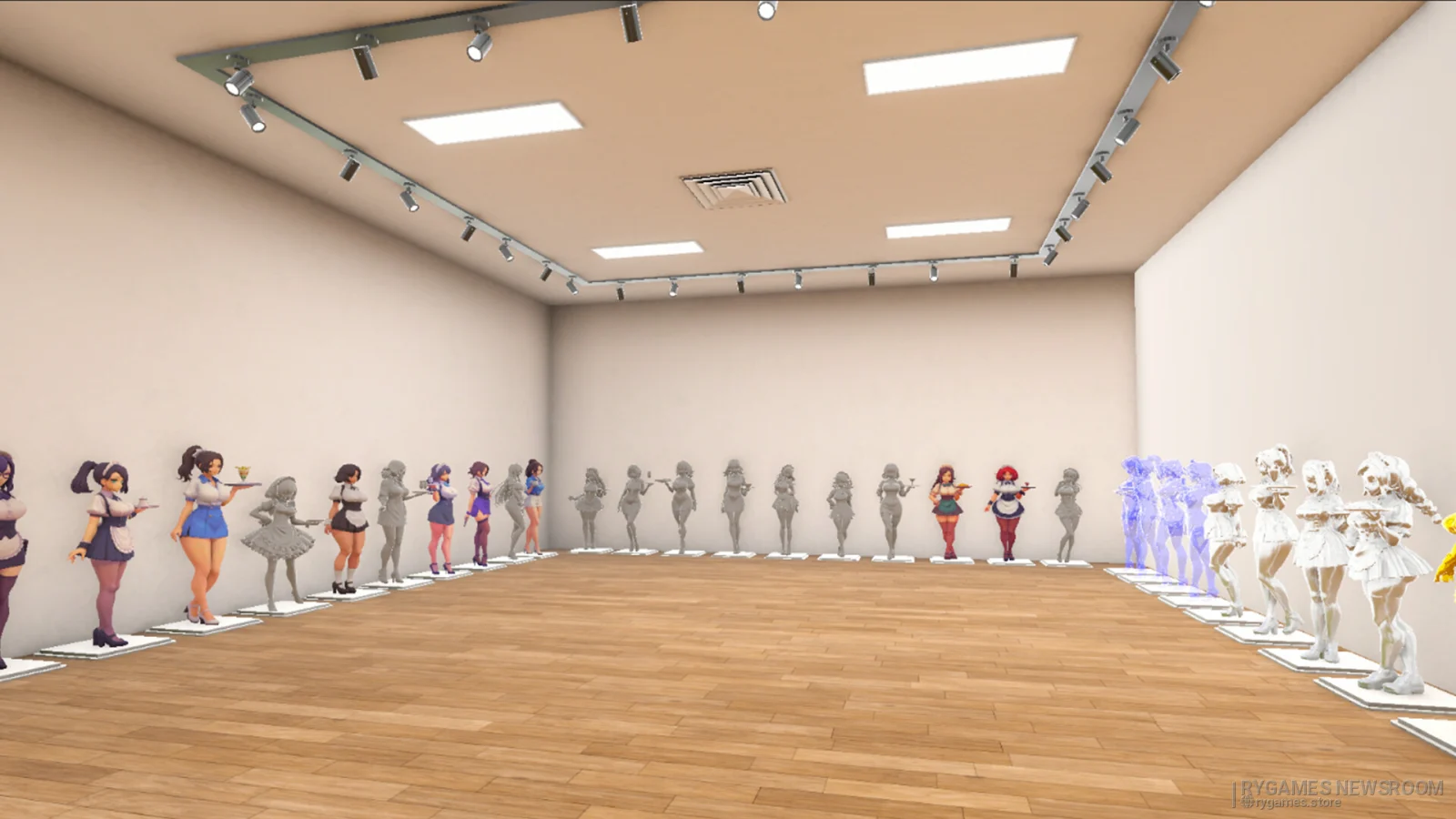 Steam掲載『Waifu Curator』ゲーム画面 - gambar 6