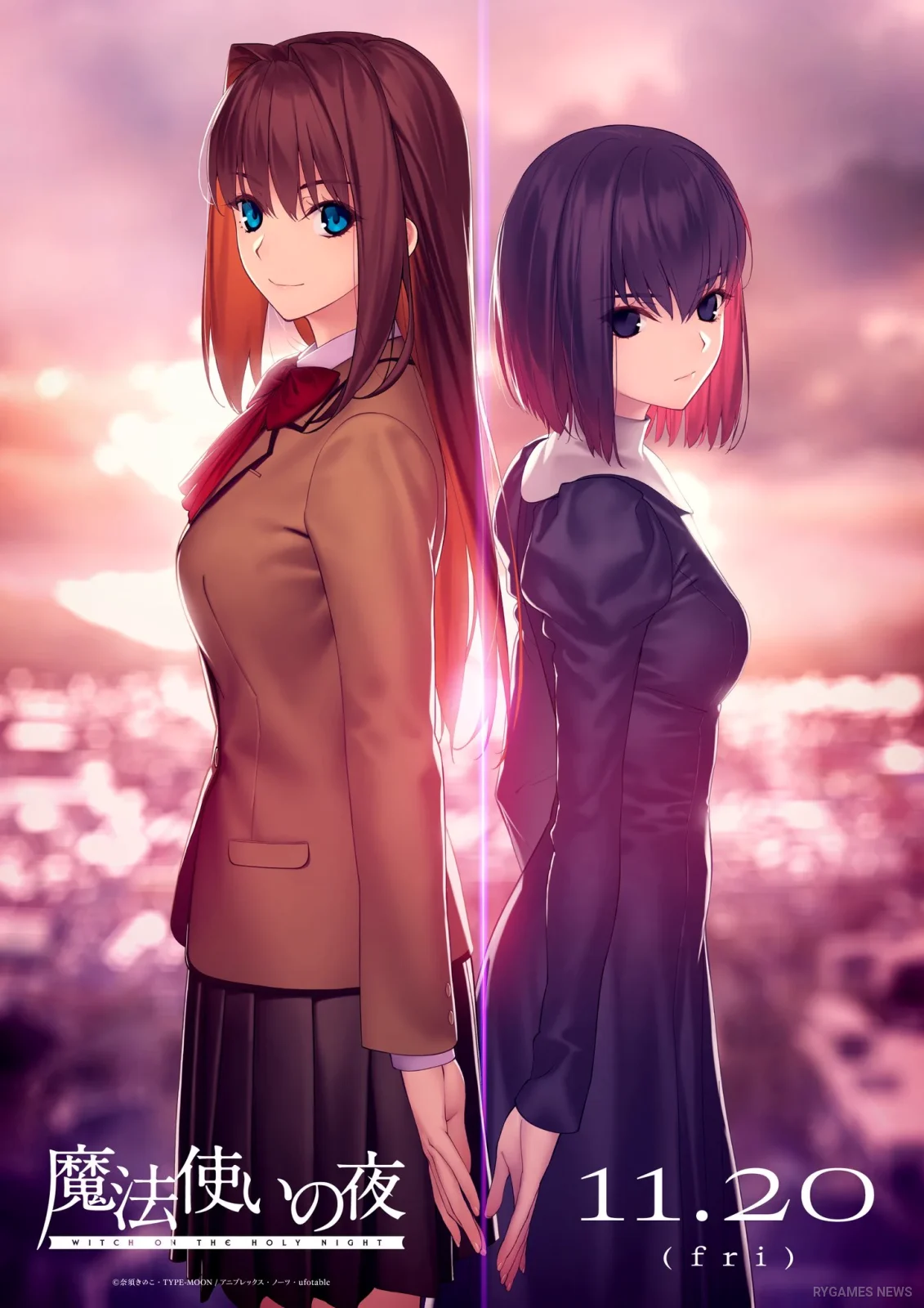 Character Visual Aoko Aozaki dan Alice Kuonji karya Hirokazu Koyama