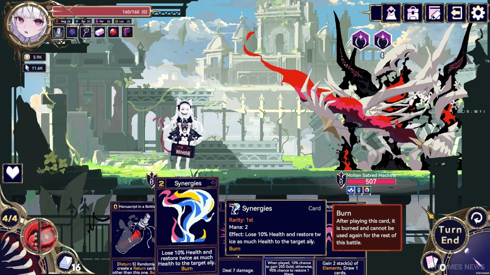 Witch's Apocalyptic Journey gameplay screenshots from Steam - gambar 2