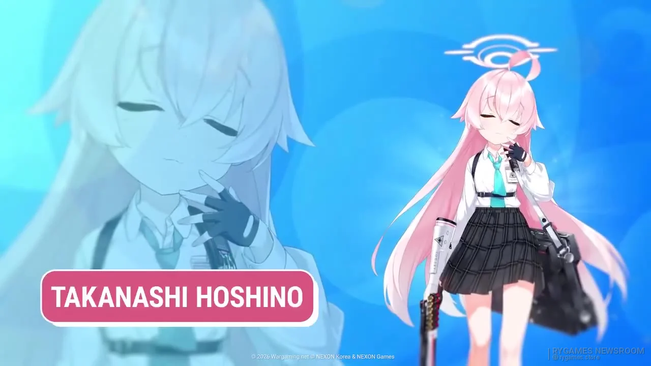 『World of Warships』×『ブルーアーカイブ』2026年復刻告知映像の場面カット - gambar 7