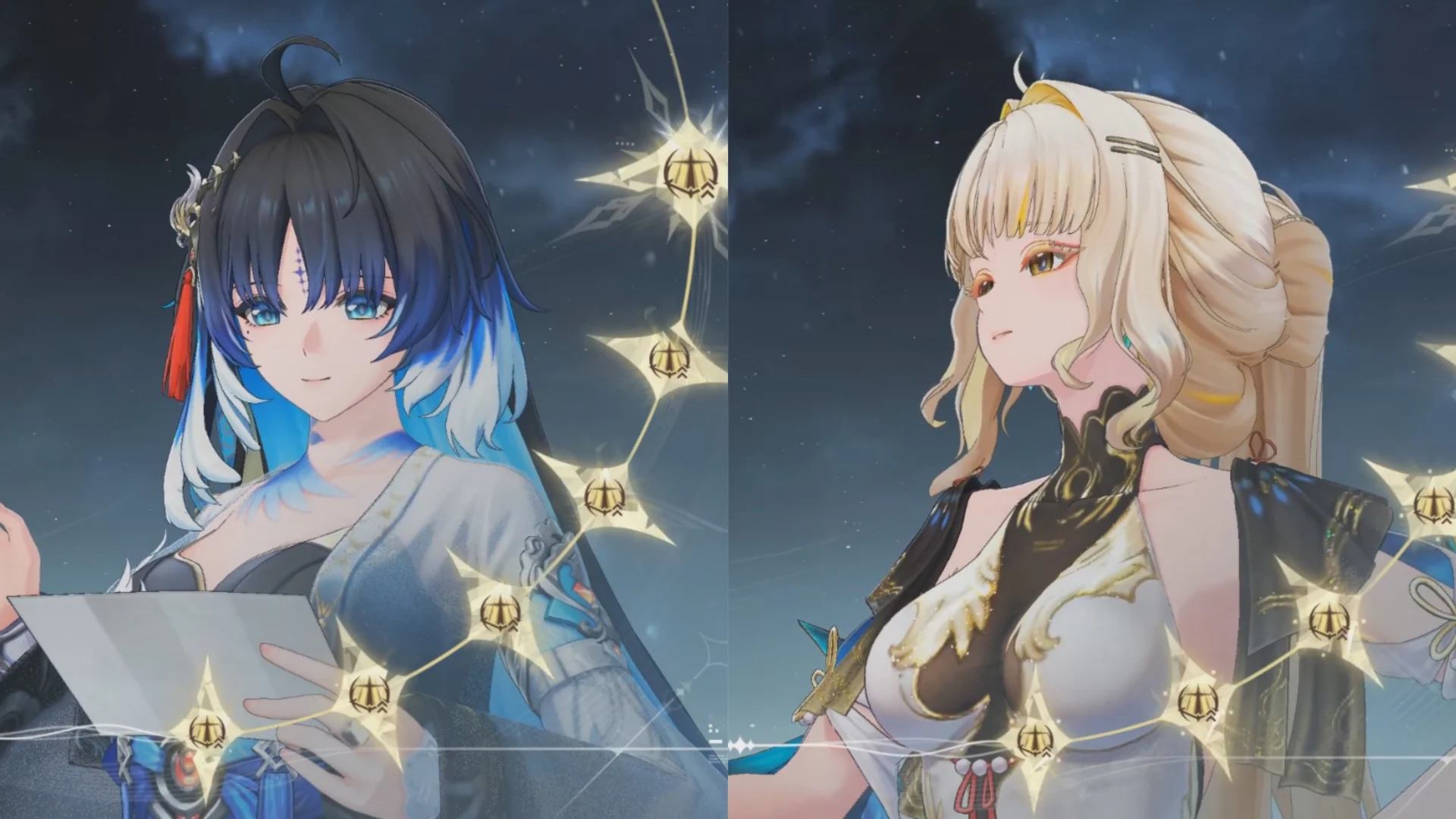 Wuthering Waves Leak Gameplay Yangyang Xuanling dan Suisui, Menu dan Weapon Terlihat