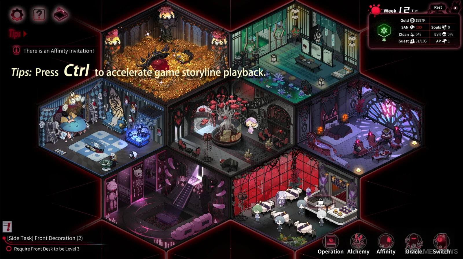 Screenshot gameplay Yog-Sothoth's Yard dari Steam - gambar 3