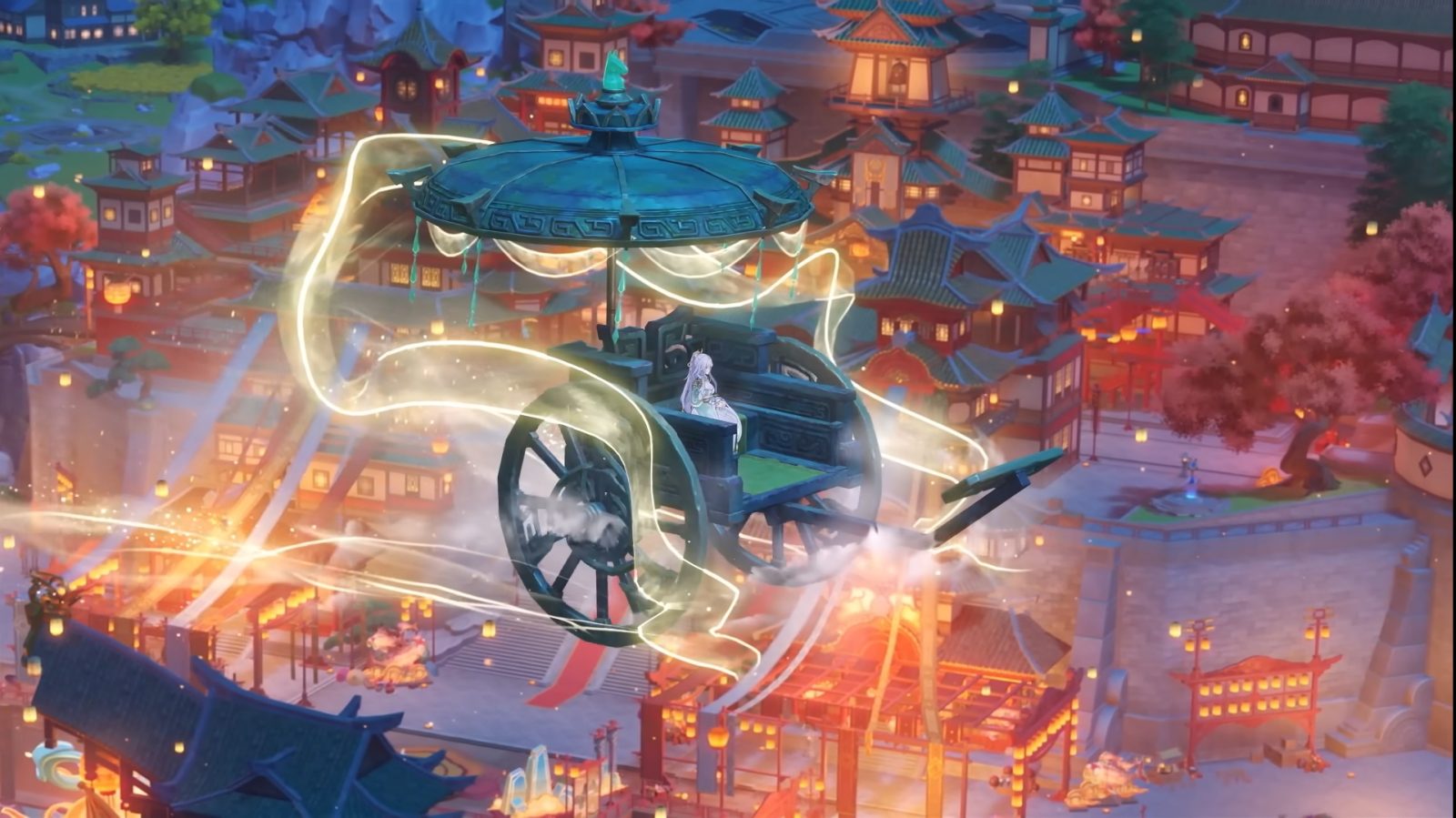 Gameplay / visual kereta giok Zibai