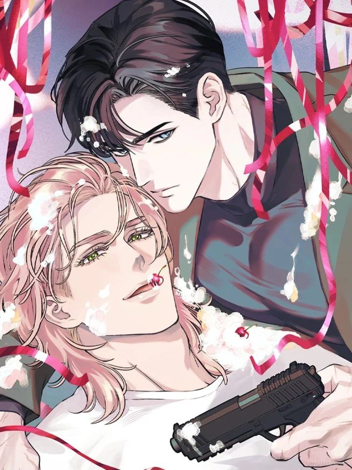 Official Webtoon and novel covers of Cherry on Top / Icing on the Cake (아이싱 온 더 케이크), with the novel serving as the original work before its Webtoon adaptation. - gambar 1