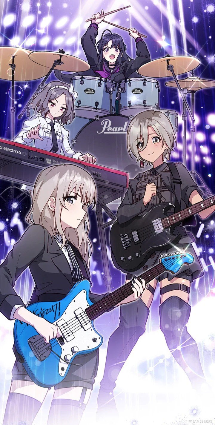 Cuplikan adegan Webtoon Girls Band Cry ~Secret Live~ yang menampilkan karakter Nina Iseri dan Momoka Kawaragi. - gambar 2