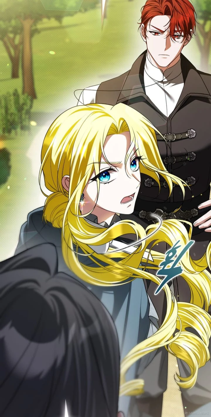 『Wasn't I the Female Lead of a Regret Novel?（저 후회물 여주가 아니었나요?）』のマンファに登場するキャラクターや物語の印象的な場面を紹介するシーン。 - gambar 9